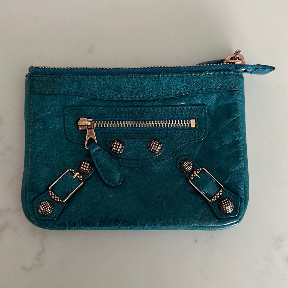 Balenciaga zippered coin purse / small pouch